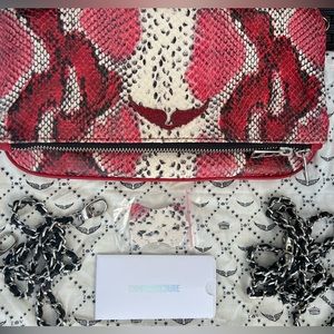 Zadig and Voltaire Rock savage clutch